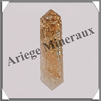 CITRINE (Amthyste Chauffe) - BIPOINTE - 45x11x11 mm - 8,9 grammes - M019