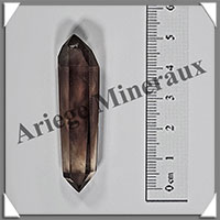 CITRINE (Naturelle)- BIPOINTE - 51x14x13 mm - 11 grammes - R003