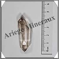 CITRINE (Naturelle)- BIPOINTE - 45x17x12 mm - 13 grammes - R016