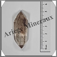 CITRINE (Naturelle)- BIPOINTE - 50x20x14 mm - 19 grammes - R017