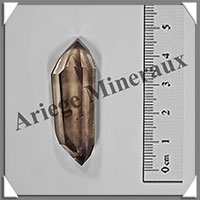 CITRINE (Naturelle)- BIPOINTE - 43x15x12 mm - 11 grammes - R019