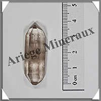 CITRINE (Naturelle)- BIPOINTE - 40x14x10 mm - 8 grammes - R022