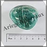 AMAZONITE - Galet de Soins - 68 grammes - 45x38x30 mm - Y014