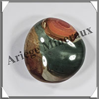 JASPE Multicolore - Galet de Soins - 73 grammes - 49x46x25 mm - R010
