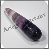 FLUORITE Violette - Bton de Soins - 90x22 mm - 69 grammes - A002
