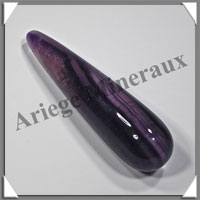 FLUORITE Violette - Bton de Soins - 90x22 mm - 67 grammes - A003